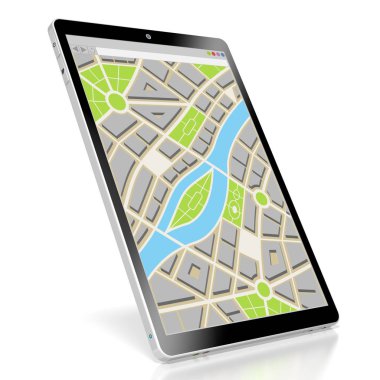 3d tablet, harita konsepti