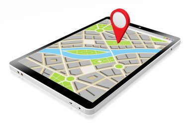3d tablet, harita - konum kavramı