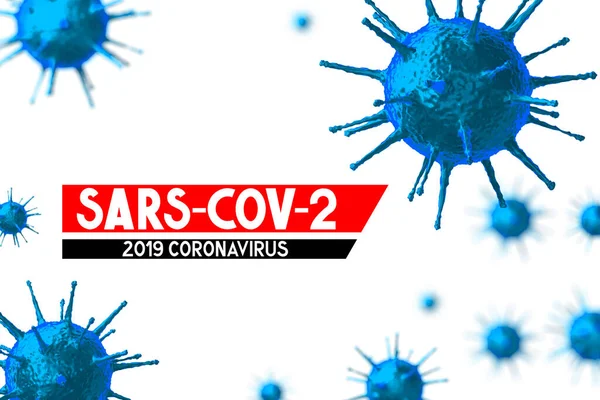 Coronavirus Covid Sars Cov Concept Tipografic Ilustrație — Fotografie, imagine de stoc