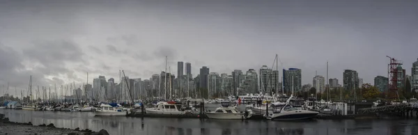 Vancouver Waterfront Panorama Seawall — Stock Photo, Image