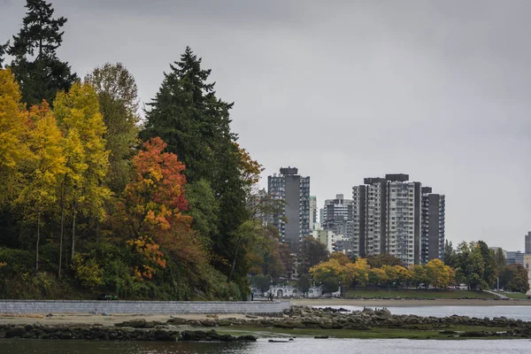 Blick Auf Das Meer Richtung Vancouver City — Stockfoto