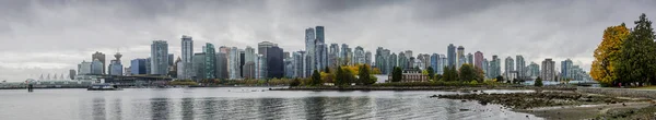 Panorama Beira Mar Vancouver Canadá — Fotografia de Stock