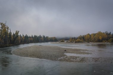 Kanada'da sonbahar Nehri
