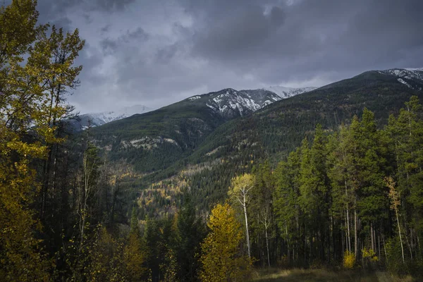 Kanada Rocky Dağları renkli ışıklı güneş sonbahar