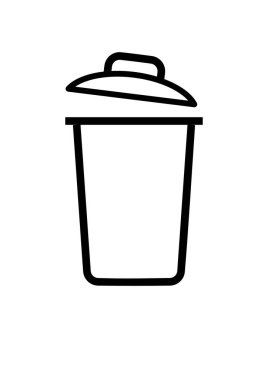 Çöp kutusu bilgi plakası metin için kullanılacak. Çöp kutusu. Site simgesi. Dosya sepeti. Çöp yığını. Poster. Halka açık bir yerde. Vektör imajı. Metin için şablon.