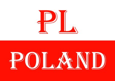 Polonya 'nın ulusal bayrağı kırmızı ve beyaz renklerle. Metin için şablon. Polonya 'yı seviyorum. Kalp sembolü. Poster. Polonya 'nın Ulusal Bayram Bağımsızlık Günü. Vektör. Arkaplan resmi.