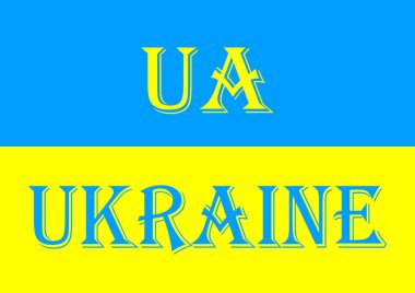 Ukrayna 'nın ulusal bayrağı sarı ve mavidir. Ukrayna 'nın devlet standardı. Vektör görüntüsü. Metin için şablon. Ukrayna 'nın Bağımsızlık Günü. Meydan. Poster. Arkaplan resmi. Gelenekler.