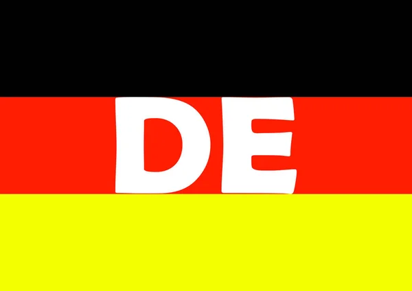 독일의 국기이다 통일의 페스트 애국심 문자를 템플릿 포스터 벡터입니다 독립일 — 스톡 벡터
