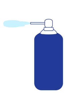 Koronavirüsteki el dezenfeksiyonu için antiseptik ilaç. Sprey el yıkama. Karantinaya alın. Salgın covid 19. Karantinadaki güvenlik önlemlerine uymak. Mesajın için yer aç. Vektör.