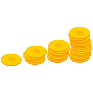 Amerikan doları sembollü altın paralar. Amerika 'nın parasal birimi. Amerikan doları. Değiştirilebilir para birimi. Değişim oranları. Finansal değişim. Nakit. Bankacılık ve finans. İş için. Ücret.