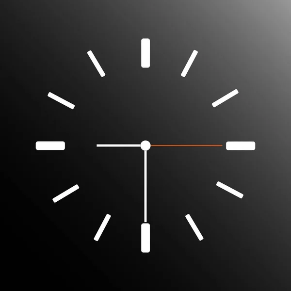 Наберіть Настінний Годинник Руками Показують Час Руки Годинника Вказують Час — стоковий вектор