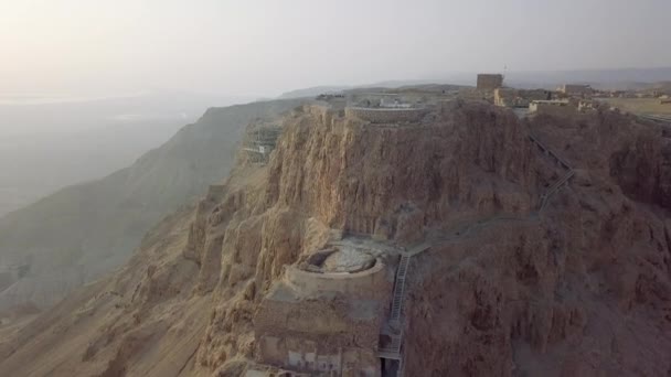 Herods palace z dron — Stock video
