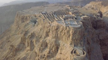 Masada antik kalıntıları uçan
