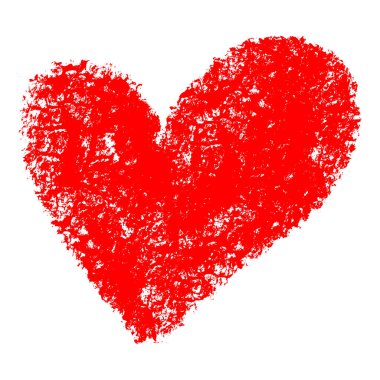 Karalama kalpler beyaz arka planda izole. kalp ikonu tasarım elementi. Logo elemanı çizimi. Aşk simgesi simgesi.