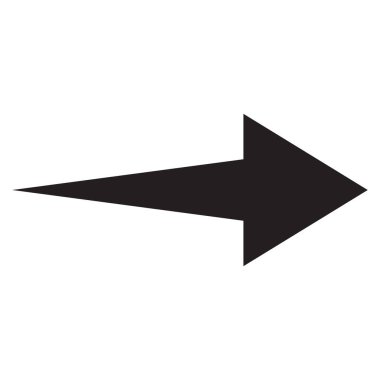 Ok simgesi tasarımı ögesi. Logo elemanı çizimi. Ok sembolü simgesi. vektör illüstrasyonu .