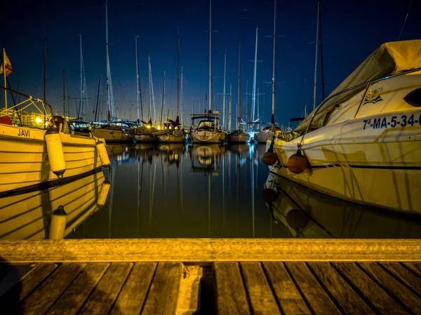 Burriana Marina Langzeitbelichtung — Stockfoto