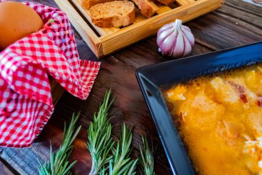 Tipik İspanyol çorbalar bileşiminde sarımsak