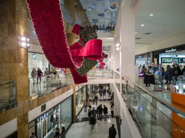 Castellon, İspanya 12/22/18: alışveriş merkezinde alışveriş
