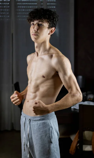 Young boy posing — Stock Photo, Image