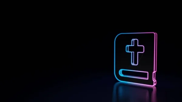 3d icon of bible — Stock Photo, Image