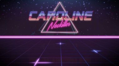 adı Caroline synthwave tarzı