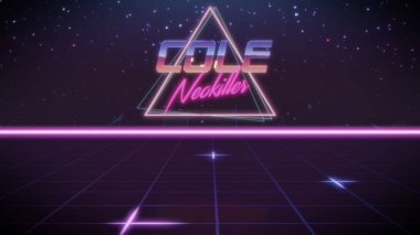 ilk adı Cole synthwave tarzı