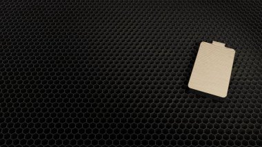 tam pil simgesinin 3d dikey sembolü