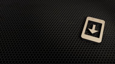 Cep telefonunun lazer kesimi kontrplak sembolü