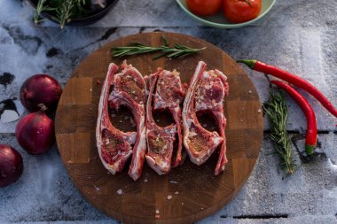 Rack Kuzu ham kırmızı