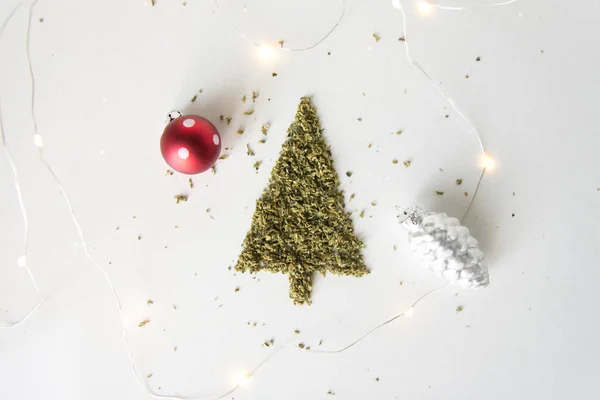 Holiday Christmas Tree Marijuana Cannabis