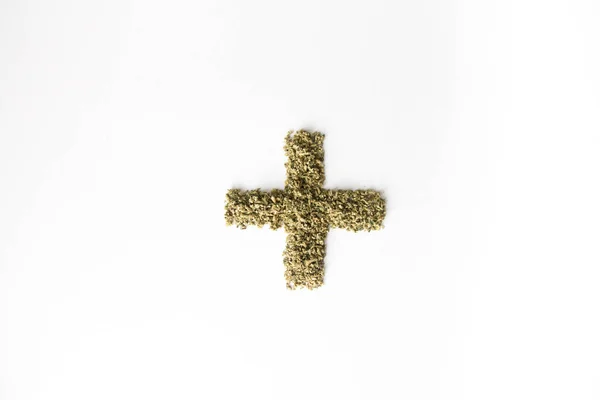 Symbole Médical Marijuana Cannabis — Photo