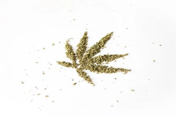 Marijuana Cannabis Leaf Symbol — Stock Photo, Image