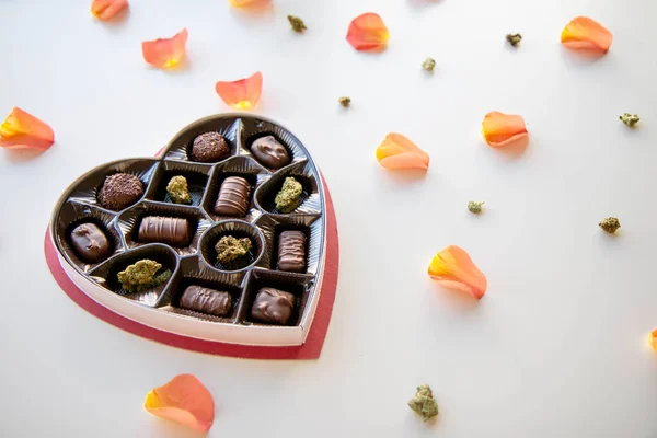 Marijuana Valentine\'s Day Chocolate Box