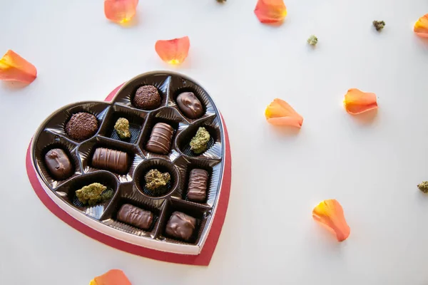 Marijuana Valentine\'s Day Chocolate Box
