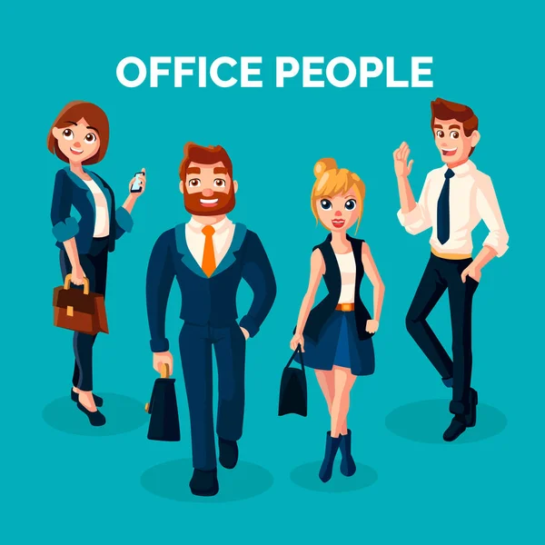 office workers, business people, professions