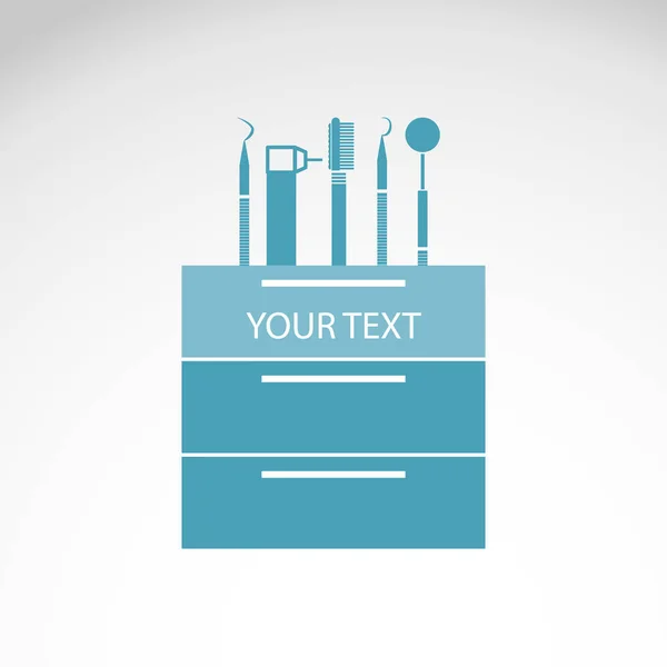 Your text, dentistry vector illustration