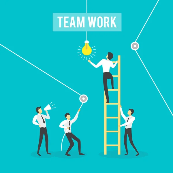Teamwork. Concept vector illustration