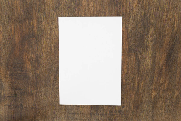 Blank paper sheets for brochure on worn white background. Mock up
