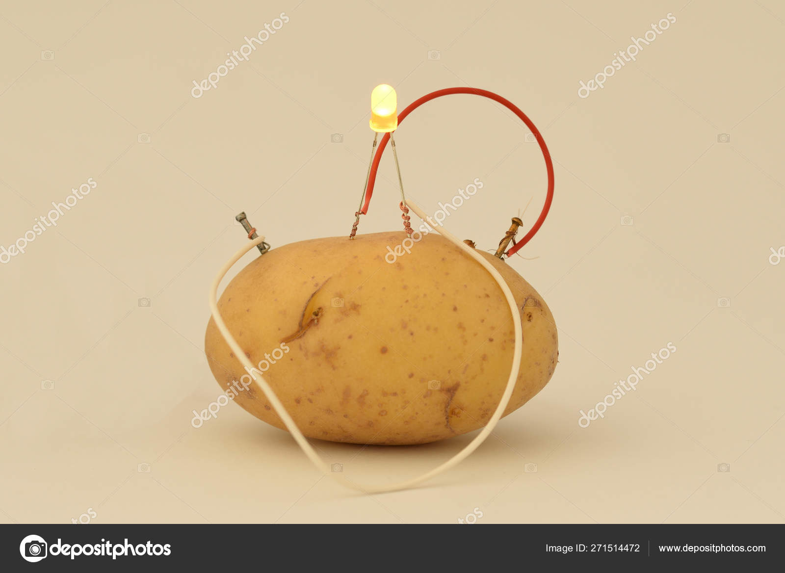 Alternative Energy Electricity Potato Stock Photo by ©Alexander.K 271514472