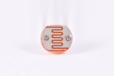 Photoresistor on the white background clipart