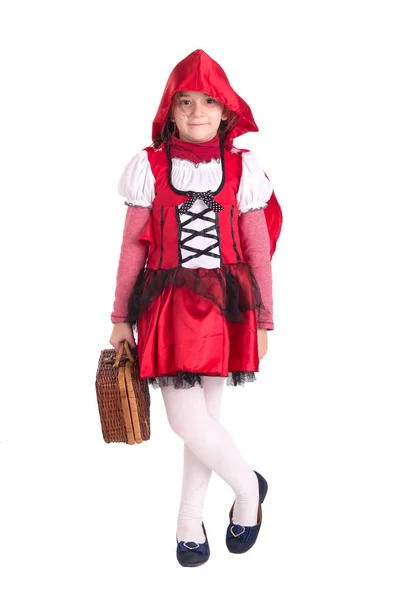 Kleines Mädchen Das Für Halloween Posiert — Stockfoto