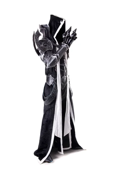 Uomo Costume Cosplay Underworld Isolato Sfondo Bianco — Foto Stock