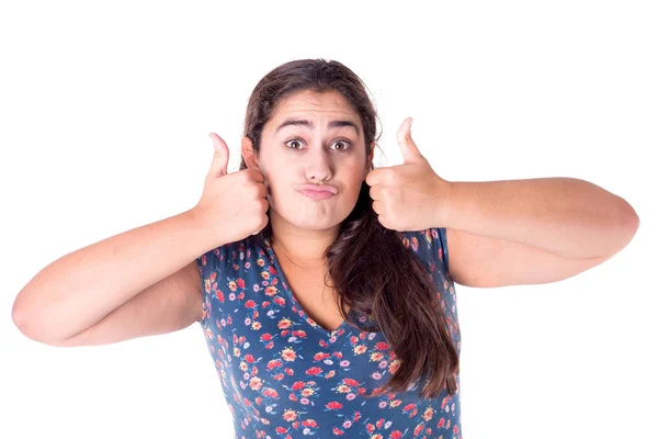 Beautiful young girl posing — Stock Photo, Image