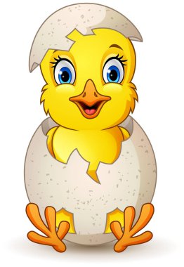 yumurta ile küçük kız çizgi film