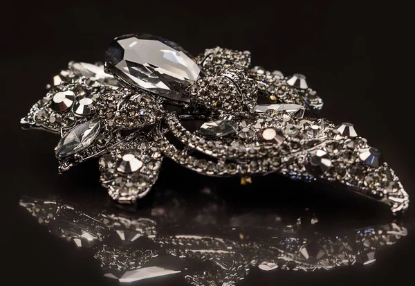 Original Designer Jewelery Silver Semi Precious Stones — Stock Photo, Image