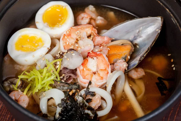 Pan-Asian cuisine, seafood soup, for use in design