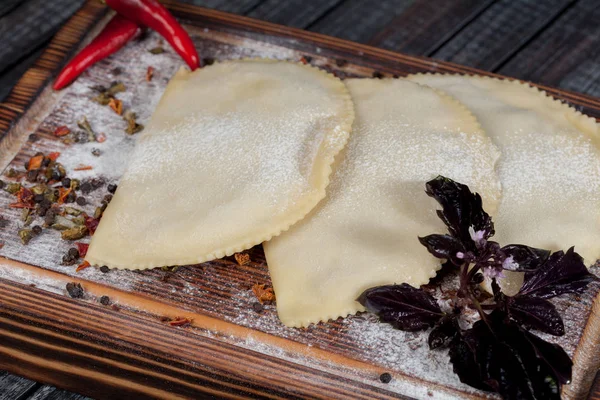 Samsa Piatto Carne Dei Popoli Dell Asia Centrale Centrale Pasta — Foto Stock