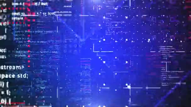 Espace de code réseau. Connexion réseau de données. Connexion au réseau mondial.4K Ultra HD 38402160.Quicktime Photo Format JPEG. .