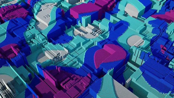 Streszczenie Rendering Kostek Geometryczne Tło Tekstury Niskie Pochodzenie Poly Kostki — Zdjęcie stockowe