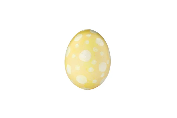 Διακοσμητικό Αυγό Πάσχας Που Απομονώνονται Λευκό Φόντο Εορταστική Παράδοση — Φωτογραφία Αρχείου